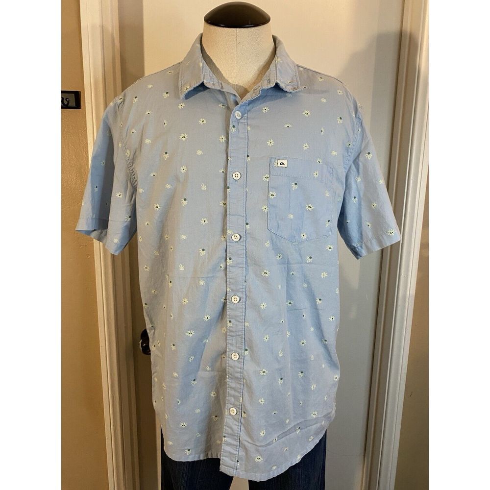 QUIKSILVER Men's MINIMO S/S Woven Shirt - Small S